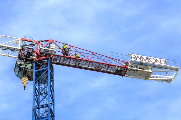 Raimondi MRT144 topless tower crane